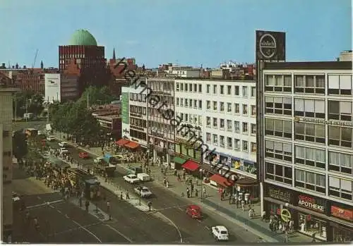 Hannover - Georgstrasse - Anzeiger-Hochhaus - Strassenbahn - AK Grossformat