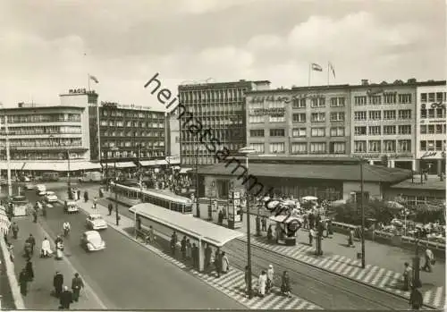 Hannover - Zentrum - Strassenbahn - Foto-AK Grossformat - Verlag Schöning & Co Lübeck