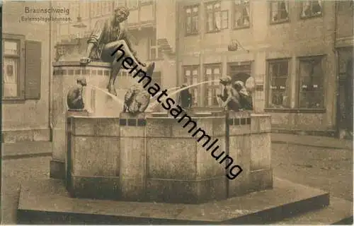 Braunschweig - Eulenspiegelbrunnen - AK ca. 1910 - Verlag Knackstedt & Näther Hamburg