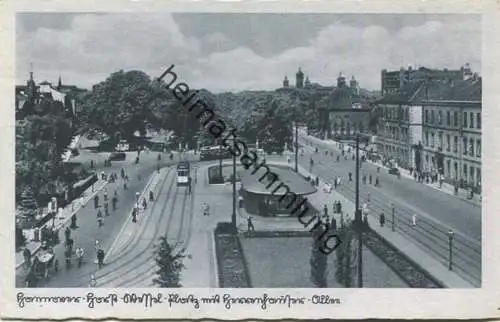 Hannover - Horst-Wessel-Platz - Herrenhäuser Allee - Strassenbahn - Verlag Schöning & Co Lübeck