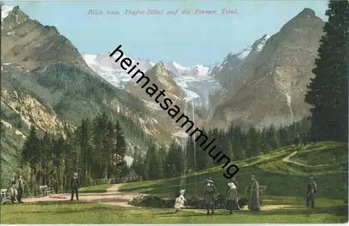 Trafoi - Blick vom Trafoi-Hotel auf die Ferner - AK ca. 1910 - Verlag Johann F. Ammon Bozen