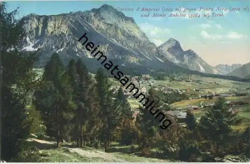 Cortina d' Ampezzo - Punta Nera - Monte Antelao - AK ca. 1910 - Verlag Joh. F. Amonn Bozen