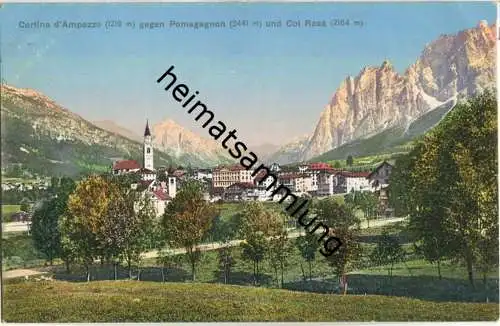 Cortina d' Ampezzo - Pomagagnon - Col Rosa - AK ca. 1910 - Verlag Pietro A. Ghedina Cortina