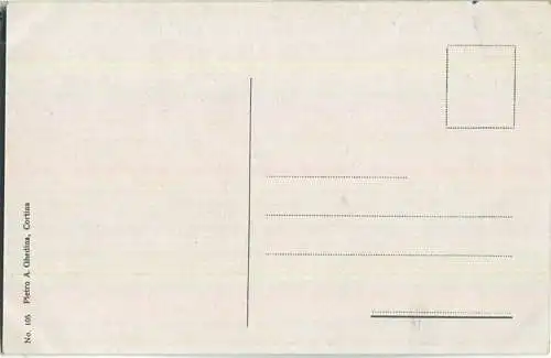 Cortina d' Ampezzo - Pomagagnon - Col Rosa - AK ca. 1910 - Verlag Pietro A. Ghedina Cortina