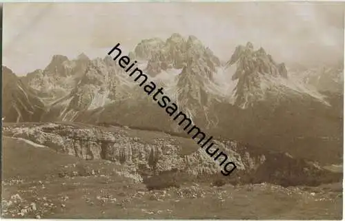 Monte Piano - Monte Piana - Foto-Ansichtskarte ca. 1910