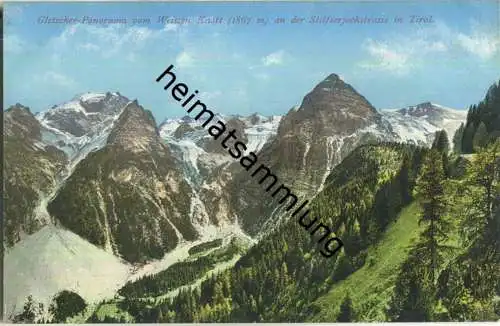 Stilfserjochstrasse - Gletscher-Panorama - AK ca. 1910 - Verlag Johann F. Ammon Bozen