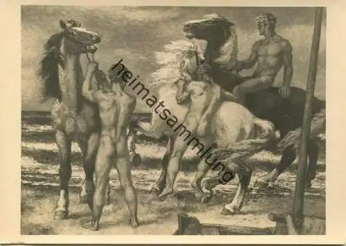 HDK475 - Jos. Pieper - Reiter am Meer - Verlag Photo-Hoffmann München