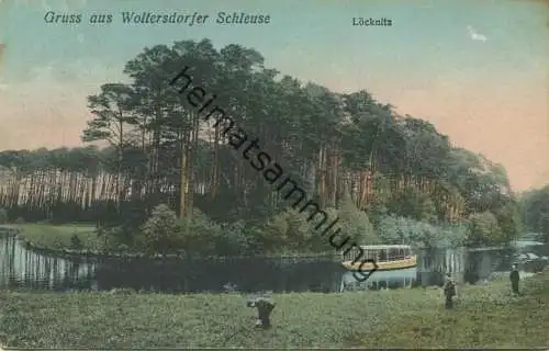 Wolterdorfer Schleuse - Löcknitz - Verlag Karl Dertz Woltersdorfer Schleuse gel. 1910