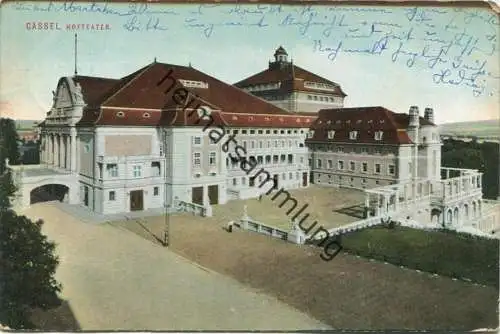 Cassel - Hoftheater - Verlag Otmar Zieher München - gel. 1910