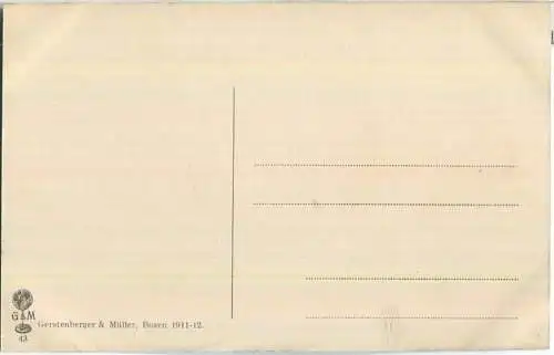 Eggental - Bach - Latemar - AK ca. 1910 - Verlag Gerstenberger & Müller Bozen