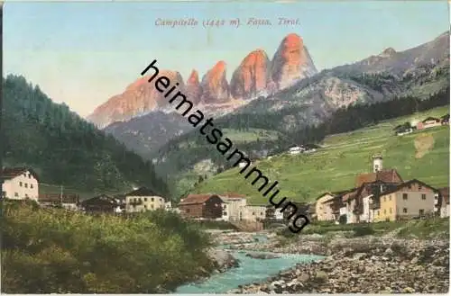 Campitello - Fassa - Ansichtskarte ca. 1910 - Verlag Joh. F. Amonn Bozen