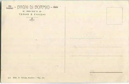 Stelvio - Quarta Cantoniera - AK ca. 1910 - Verlag U. Trinca Sondrio