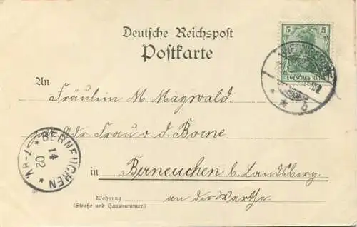 Wernigerode - Verlag R. Lederbogen Halberstadt gel. 1902