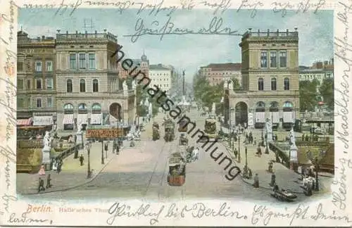 Berlin - Hallesches Tor - Verlag Louis Glaser Leipzig gel. 1903
