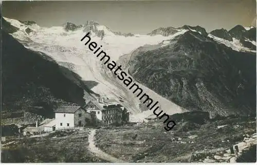 Berliner Hütte - Gletscher - Foto-AK ca. 1910 - ohne Verlagsangabe