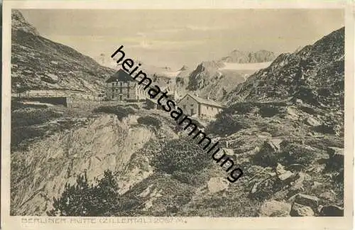 Berliner Hütte - Zillertal - AK ca. 1910 - Verlag Joh. Maidler Mayrhofen