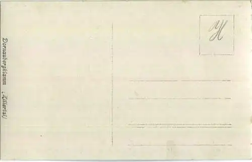 Dornaubergklamm - Zillertal - Foto-AK ca. 1910 - ohne Verlagsangabe