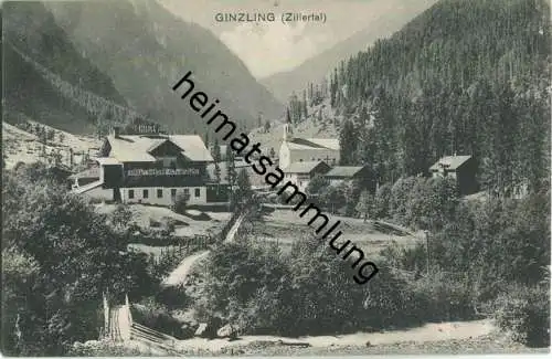 Ginzling - Gasthof Alt-Ginzling - Zillertal - AK ca. 1910 - Verlag Joh. Maidler Mayrhofen