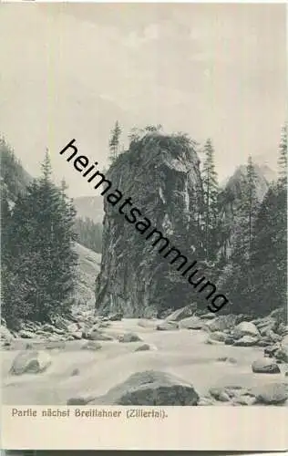 Partie nächst Breitlahner - Zillertal - AK ca. 1910 - Verlag Joh. Maidler Mayrhofen