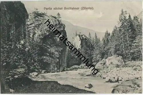 Partie nächst Breitlahner - Zillertal - AK ca. 1910 - Verlag Joh. Maidler Mayrhofen
