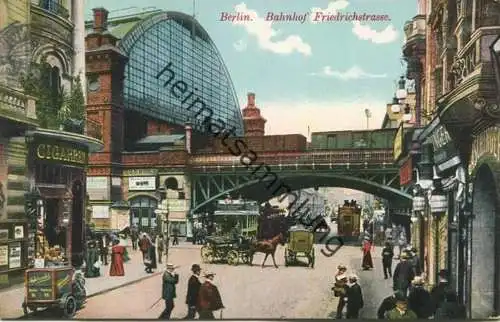 Berlin - Bahnhof Friedrichstrasse gel. 1912