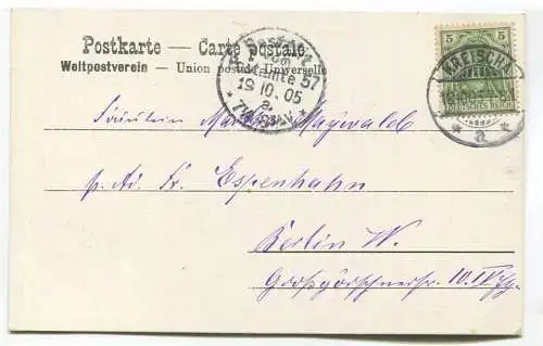 Bad Kreischa - Villa Dr. Bartels - Verlag Moritz Gaudisch Klein-Kreischa gel. 1905