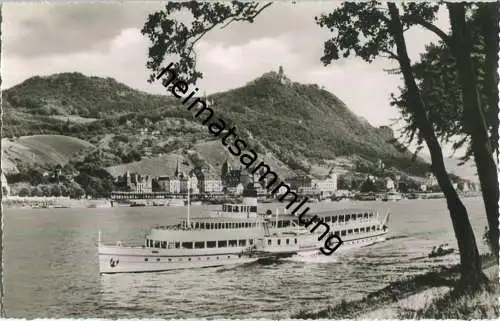 Fahrgastschiff Barbarossa - Königswinter - Foto-Ansichtskarte - Verlag Georg Stilke Köln