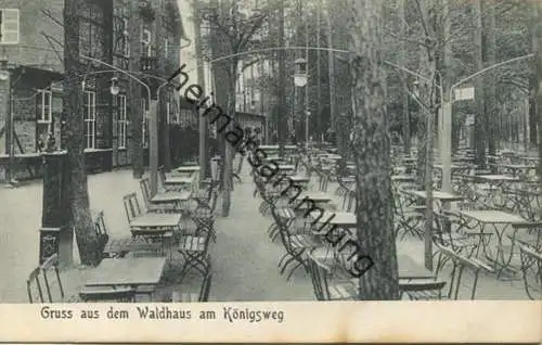 Berlin-Grunewald - Waldhaus am Königsweg - Verlag J. Egers Berlin - gel. 1910