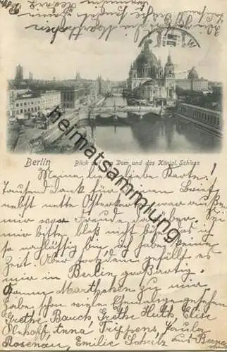 Berlin - Dom - Schloss - Verlag Behr & Flether Berlin gel. 1904