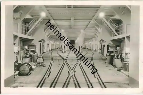 Fährschiff Deutschland - Wagendeck - Foto-Ansichtskarte
