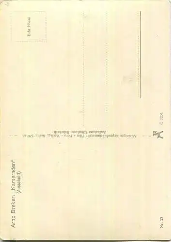 Arno Breker - Kameraden (Ausschnitt) - Foto-Ansichtskarte - Skulptur - Verlag Film Foto Berlin