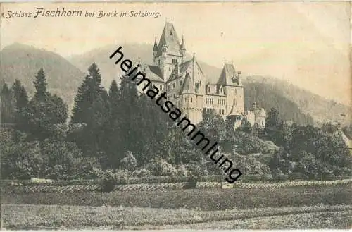 Schloss Fischhorn bei Bruck in Salzburg - AK ca. 1910 - Verlag P. Ledermann Wien