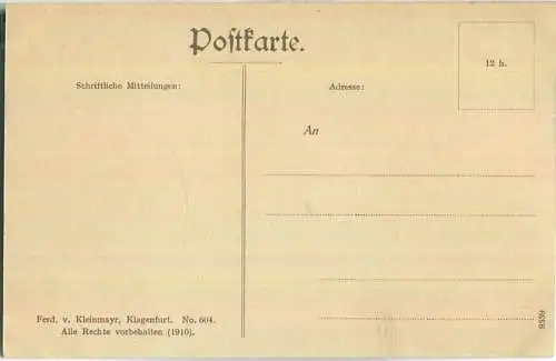 Kaiserin Elisabeth Glocknerstrasse - Glocknerhaus - AK ca. 1910 - Verlag Ferd. von Kleinmayr Klagenfurt