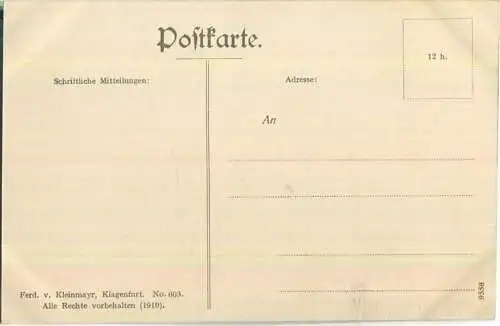 Kaiserin Elisabeth Glocknerstrasse - Pasterzengletscher - Grossglockner - AK ca. 1910