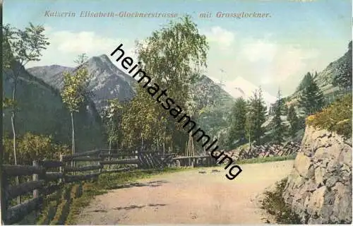 Kaiserin Elisabeth Glocknerstrasse - Grossglockner - AK ca. 1910 - Verlag Ferd. von Kleinmayr Klagenfurt