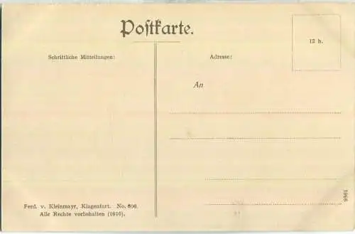 Kaiserin Elisabeth Glocknerstrasse - Grossglockner - AK ca. 1910 - Verlag Ferd. von Kleinmayr Klagenfurt