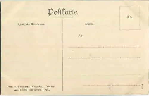 Kaiserin Elisabeth Glocknerstrasse - Schobergruppe - AK ca. 1910 - Verlag Ferd. von Kleinmayr Klagenfurt