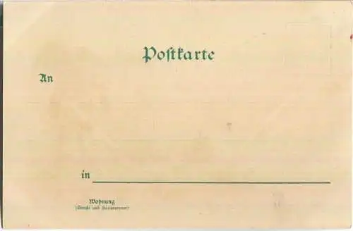 Alfred Mailick - Jäger - Schweisshund - Künstleransichtskarte ca. 1900 - Verlag Winkler & Voigt Leipzig