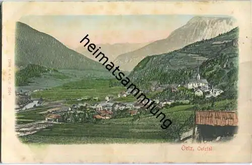 Oetz - Reliefkarte - AK ca. 1910 - Verlag R. & R. D.