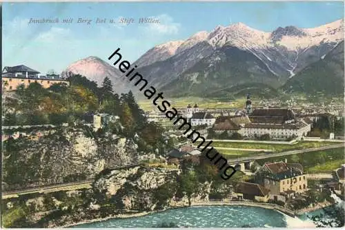 Innsbruck - Stift Wilten - AK ca. 1910 - Verlag Robert Warger Innsbruck