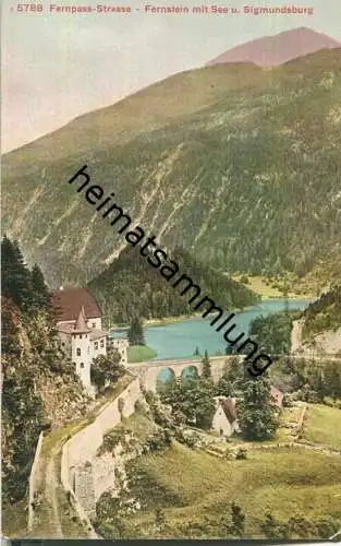 Fernpass - Fernstein - Sigmundsburg - AK ca. 1910 - Verlag Photoglob Co Zürich