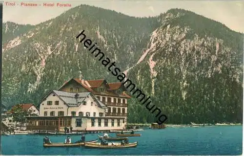 Plansee - Hotel Forelle - AK ca. 1910 - Verlag Carl Reiser Garmisch
