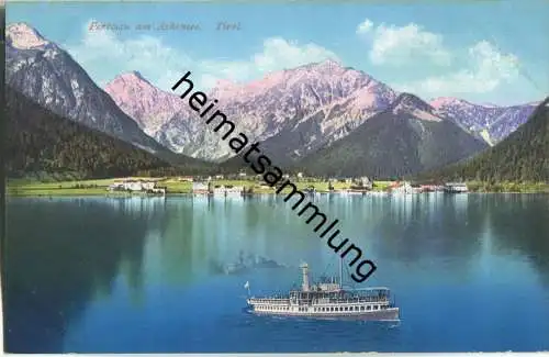 Pertisau - Achensee - Schiff - AK ca. 1910 - Verlag Purger & Co München