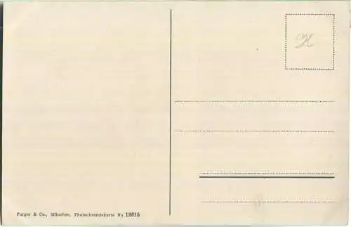 Mittenwaldbahn - Tunnel an der Wand No. 1 - AK ca. 1910 - Verlag Purger & Co. München