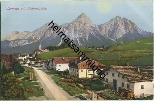 Lermoos mit Sonnenspitze - AK ca. 1910 - Verlag Othm. Blaschke Prien