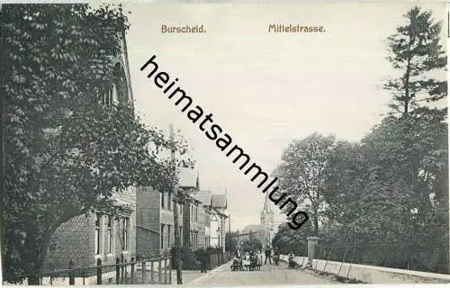 Burscheid - Mittelstrasse - AK ca. 1910 - Verlag Rob. Reininghaus Burscheid