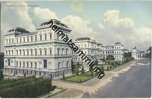 München - Kgl. Akademie - AK ca. 1910 - Verlag M. Herpich München