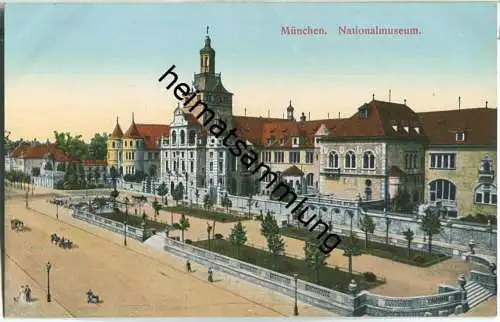 München - Nationalmuseum - AK ca. 1910 - ohne Verlagsangabe