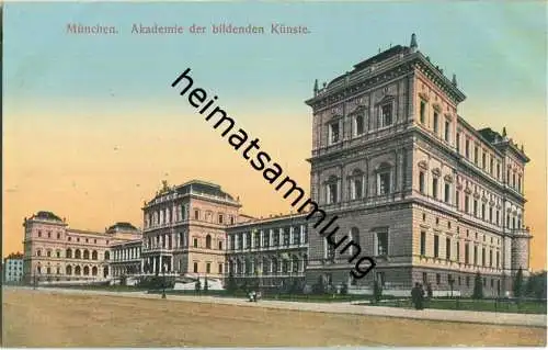 München - Akademie der bildenden Künste - AK ca. 1910 - ohne Verlagsangabe