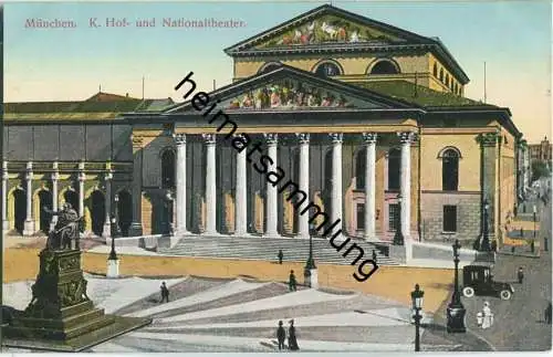München - Nationaltheater - AK ca. 1910 - ohne Verlagsangaben
